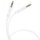 AUX cable 3.5mm BOROFONE BL16 Clear sound (1M) Білий