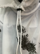 Маскувальний плащ пончо зимовий водонепроникний (капюшон на гумці), розмір універсальний - зображення 5
