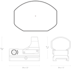 Коліматорний приціл Hawke Reflex Sight "Wide View" Weaver 3МОА, червона точка - зображення 10