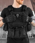 Тактические перчатки полнопалые Черные, размер М, Oakley / Закрытые военные перчатки - изображение 6