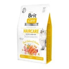 Сухой корм для кошек Brit Care Cat GF Haircare Healthy & Shiny Coat со сложным уходом за шерстью с лососем и курицей