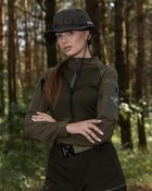 Женская рубашка тактическая BEZET Combat хаки - S - изображение 2