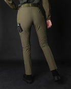 Жіночі брюки карго тактичні BEZET Байрактар хакі - XL - зображення 2