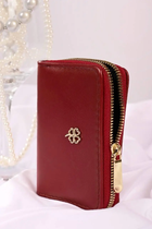 Кошелек No brand 471 женский бордовый