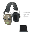 Навушники тактичні активні Impact Sport R-02548 Bluetooth Howard Leight olive - зображення 5