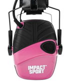 Навушники активні тактичні шумоподавлюючі Impact Sport R-02523 NRR 22дБ Pink - зображення 3