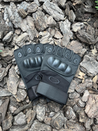 Перчатки Тактические Короткопалые С Защитой Косточек Пальцов L OAKLEY Черные - изображение 8