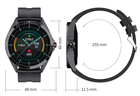 Smartwatch Kumi GW16T Czarny (GW16TB) - obraz 6