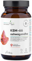 Aura Herbals Ashwagandha KSM-66 Korzeń 450 mg 60 kapsułek (5902479613710) - obraz 1