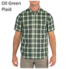 Рубашка 5.11 HUNTER PLAID SHORT SLEEVE SHIRT, 71374 Medium, Mahogany Plaid - изображение 4
