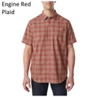 Рубашка 5.11 HUNTER PLAID SHORT SLEEVE SHIRT, 71374 Medium, Coyote Plaid - изображение 6