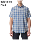 Рубашка 5.11 HUNTER PLAID SHORT SLEEVE SHIRT, 71374 Medium, Dusty Sage Plaid - изображение 8