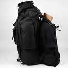 Рюкзак тактический каркасный 80 л Oxford 800D Черный - изображение 3