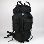 Рюкзак тактический каркасный 80 л Oxford 800D Черный - изображение 8