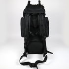 Рюкзак тактический каркасный 80 л Oxford 800D Черный - изображение 10