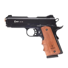 Стартовый пистолет Kuzey 911 SX#4 Black/Brown Wooden Grips