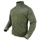 Тактическая флисовая кофта Condor ALPHA Mirco Fleece Jacket 601 3X-Large, Олива (Olive) - изображение 1