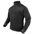 Тактична куртка флісова Condor ALPHA Mirco Fleece Jacket 601 Large, Чорний - зображення 1