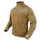 Тактична флісова куртка Condor ALPHA Mirco Fleece Jacket 601 XX-Large, Coyote Brown - зображення 1