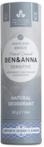 Naturalny dezodorant do ciała Ben & Anna Highland Breeze Sensitive 60 g (4260491220493) - obraz 1