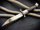Складной Карманный Нож Финка Сталь 440C Стилет с Гардой - изображение 1