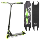 Трюковый самокат Best Scooter FEAR МТ-60611 с рулевой системой SCS, колеса 115 мм + 2 пеги, Черно-зеленый