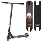 Трюковый самокат Best Scooter Warrior Т-60738 с рулевой системой HIC, колеса 120 мм + 2 пеги, Черно-красный