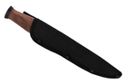 Нож Нескладної Мілітарі Тактичний Чорний з Дерев'яною Рукояткою MK34 - зображення 4