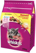 Sucha karma dla kociąt i młodych kotów Whiskas junior z kurczakiem 300 g (5900951305771) - obraz 1