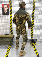 Тактичний військовий комплект Combo ( Фліска + Поло + Штани ), Камуфляж: Піксель ЗСУ, Розмір: M - зображення 2