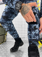 Тактический военный комплект Уставной ВМСУ ( Китель + Штаны ), Камуфляж: Пиксель, Размер: XXL - изображение 7