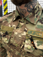 Тактичний військовий комплект F16 ( Кітель + Штани ), Камуфляж: Мультикам, Розмір: XL - зображення 5