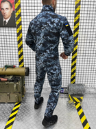 Тактичний військовий комплект Статутний ВМСУ ( Кітель + Штани ), Камуфляж: Піксель, Розмір: XL - зображення 2