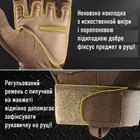 Перчатки тактические сенсорные BDA; L/9; Олива. Универсальные тактические перчатки с пальцами. Армейские перчатки. - изображение 6