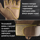 Рукавички тактичні сенсорні BDA; XL/10; Зелений. Універсальні тактичні рукавички з пальцями. Армійські рукавички - зображення 6