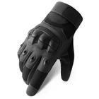Рукавички тактичні сенсорні BDA; XL/10; Ворон. Універсальні тактичні рукавички з пальцями. Армійські рукавички - зображення 3
