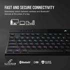 Клавіатура бездротова Corsair K100 Air Cherry MX Ultra Low Profile RGB Wireless Black (CH-913A01U-NA) - зображення 7