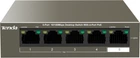Комутатор Tenda TEF1105P-4-63W