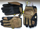 Перчатки тактические армейские размер XL Mechanix, перчатки тактические с закрытыми пальцами койот - изображение 4