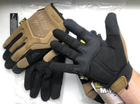 Рукавички тактичні армійські розмір L Mechanix, тактичні рукавиці з закритими пальцями койот - зображення 3