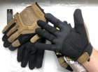 Рукавички тактичні армійські розмір M Mechanix, тактичні рукавиці з закритими пальцями койот - зображення 3