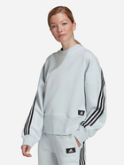 Bluza damska bez kaptura Adidas W Fi 3S Crew HH9109 S Jasnoniebieska (4065417114333) - obraz 1