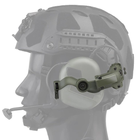 Кріплення адаптер WoSporT на каску шолом Olive для навушників Peltor/Earmor/Howard (Чебурашка) - зображення 8