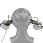 Кріплення адаптер WoSporT на каску шолом Olive для навушників Peltor/Earmor/Howard (Чебурашка) - зображення 9