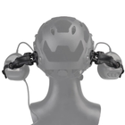 Кріплення адаптер WoSporT на каску шолом Black для навушників Peltor/Earmor/Howard (Чебурашка) - зображення 6