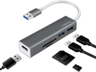 Hub USB 5 w 1 Logilink USB 3.0 (4052792048575) - obraz 3