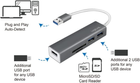 Hub USB 5 w 1 Logilink USB 3.0 (4052792048575) - obraz 4