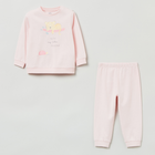 Piżama (koszulka z długim rękawem + spodnie) dziecięca OVS Piżama Girl Heavenly Pin 1812959 98 cm Różowa (8056781437858) - obraz 1
