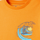 Komplet (t-shirt + spodenki) dla dzieci OVS Tsh Print+Shr Jersey 1796831 146 cm Pomarańczowy/Granatowy (8056781016145) - obraz 3