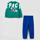 Komplet (bluza + spodnie) dla dzieci OVS Jogging Set Columbia 1816214 104 cm Zielony (8056781485767) - obraz 1